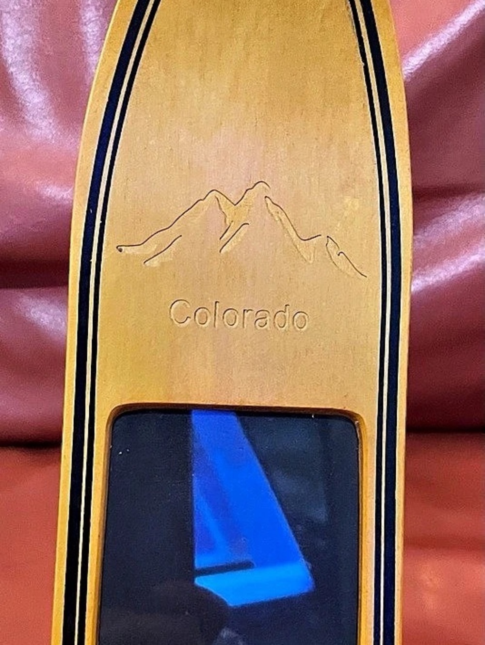 Colorado ski tip photo frame